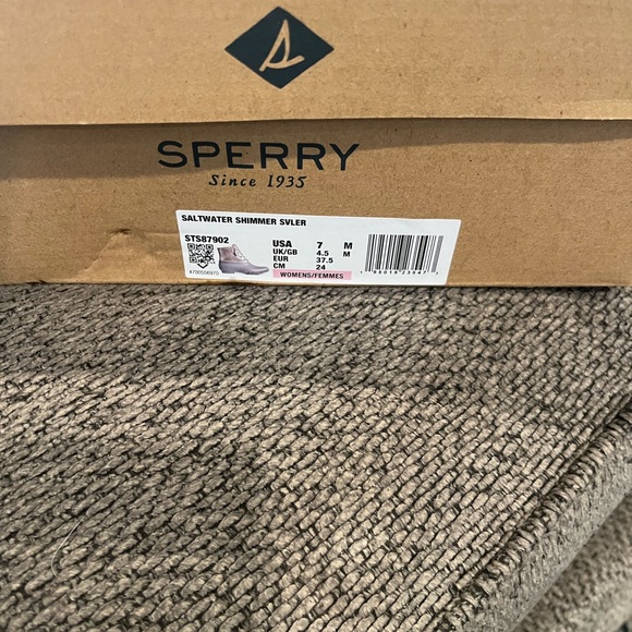 Shiny Silver Sperry Duck Boots - Picture 5 of 5